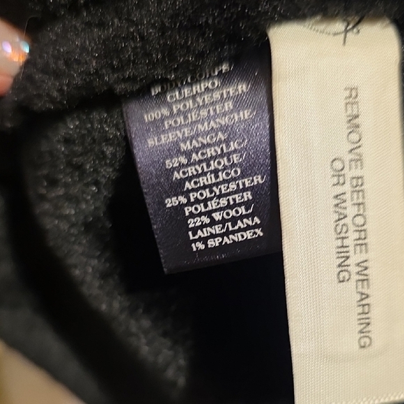 Ann Taylor Black Textured Women's Blazer - Picture 6 of 6